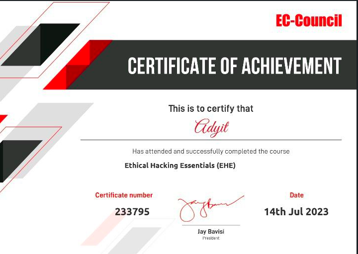 Ethical Hacking Essentials (EHE)