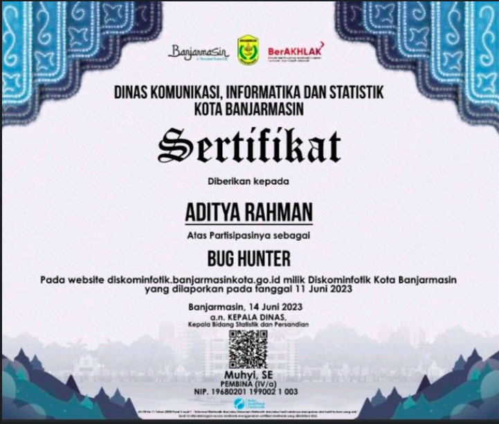 Sertifikat Bug Hunter